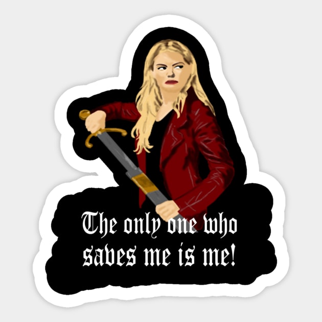 the Savior Sticker by MermaidsAndMagic